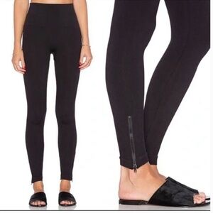 Spanx Seamless side-zip leggings